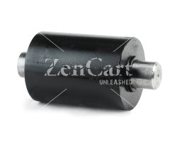 (image for) Nose Roller and Axle; 8-5/8" diam x 8" width; Cast Iron Roller; 40000#; 1-1/2" x 10-1/2 Recessed Zerk Axle. For Roll-Off Container Applications. (Item #88639)