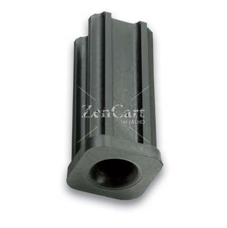 (image for) Socket; Grip Ring: fits 1-1/2" inch 18 gauge square tubing; 1.407" O.D. x 7/16" I.D.; fits 7/16" connectors up to 2" long. For 1.402" I.D. tubing. (Item #89266)