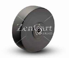 (image for) Wheel; 6" x 2"; 80D HD Nylon; Slight Crown; Prec Ball Brngs; 1/2" Bore; 2-7/16" Hub Length; 2160# (Item #87585)