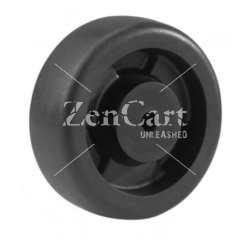 (image for) Wheel; 6" x 2"; HD Glass/ Nylon Hi-Temp; -20 Deg F to + 350 Deg F (Bk); Plain bore; 1-3/16" Bore; 2-3/16" Hub Length; 1250# (Item #87412)