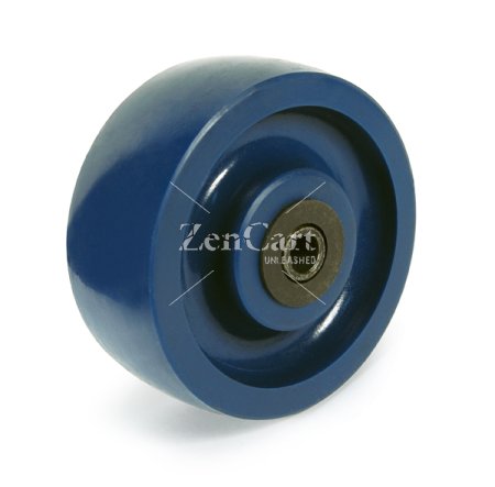 (image for) Wheel; 6" x 2"; Solid Polyurethane; Roller Brng; 1/2" Bore; 2-7/16" Hub Length; 1200# (Item #88035)
