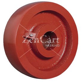 (image for) Wheel; 6" x 2"; Steel (Crowned Ductile); Roller Brng; 1/2" Bore; 2-7/16" Hub Length; 1750# (Item #88041)