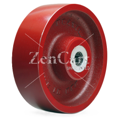 (image for) Wheel; 8" x 3"; Steel (Crowned Ductile); Plain bore; 1-15/16" Bore; 3-1/4" Hub Length; 6000# (Item #87158)