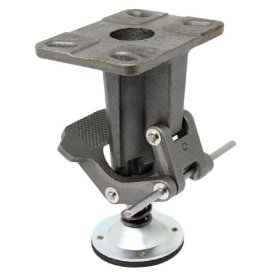 Floor Lock; For 8" Casters; Extended: 10-1/4"; Plate; 4-1/2"x6-1/4" (holes: 2-7/16"x4-15/16" slotted to 3-3/8"x5-1/4"; 1/2" bolt); (Item #89166)