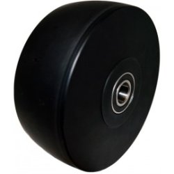 (image for) Caster; Swivel; 80mm x 35mm; Nylon; Plate (85mm x 100mm); Zinc; Ball Brng; 660# Dynamic/ 2200# Static; Retractable Floor Lock lifts 1/8"; Non-swiveling Pedal (Item #64083)