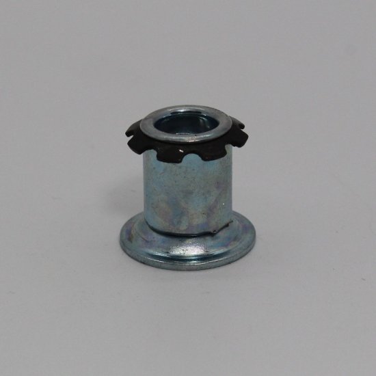 Socket; 1/2\" OD (fits 5/8\" OD 16 ga Tubing); Steel Spring Retention Threaded Stem Receiver; accepts 1/4\"-20TPI Stem; Round (Being discontinued) (Item #88241)
