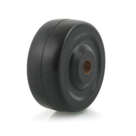 (image for) Wheel; 4" x 1-1/4"; Shore A80 Soft Rubber; Plain bore; 3/8" Bore; 1-9/16" Hub Length; 350# (Item #87318)