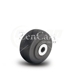 (image for) Wheel; 2" x 7/8"; 70A Rubber (Soft; non-marking); Ball Brng; 5/16" Bore; 1-1/8" Hub Length; 75#; 3-year Warranty (Item #87587)