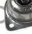 (image for) Ball Transfer; 1" Nylon Ball; Steel housing; flange: 2-3/4"x2"; holes 2-3/16" apart; 3/16" holes; 75# weight cap. 1-3/16" load height (Item #89677)