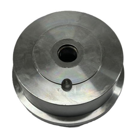 (image for) Wheel; 8" x 2-3/8" (9"x3" with flange); Cast & Steel; Single Flange; Prec Tapered Brng; 10000#; 1-1/4" Bore; 3-1/2" Hub Length (Item #89859)