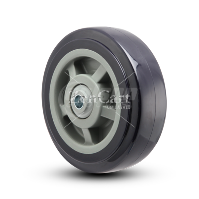 (image for) Wheel; 6" x 2"; Blue Thermo-Urethane; Sealed Prec Ball Brng; 1/2" Bore; 2-7/16" Hub Length; 1000# (Item #87722)