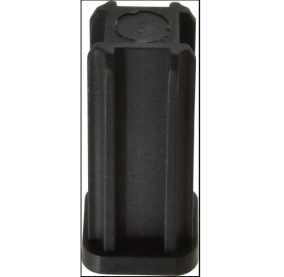 Caster Socket (square); Grip Ring: 0.625\" O.D.; Plastic; for 16 ga 3/4\" Tubing; fits 7/16\" connectors up to 2\" long. (Item #89596)