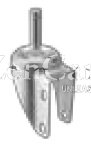 (image for) Yoke; Swivel; 4" x 1-1/4"; Grip Ring (7/16" x 1-1/2"); Zinc; 3/8" Bore; 1-5/8" Hub Length; 250# (Item #88479)