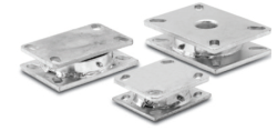 Turntable; 2.78"" Tall; 1/2" Steel Plates (6-1/4"x7-1/2"); 3/4" Ball Bearings; 4-1/2" Kingpinless Swivel; Zinc; 9500#; Made in USA (Item #87567)