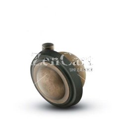 (image for) Caster; Ball; Swivel; 3"; Rubber; Hard; Stemless; Antique; Acetyl/ Resin Brng; 100# (Receives Shepherd 3/8" x 1-3/4" long stem) (Item #69596)