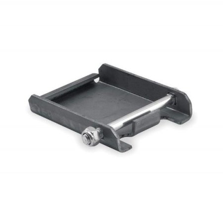 (image for) Caster Quick Change Plate; weld-on style with caster retaining bolt; Steel; for Top Plate 4-1/2"x6-1/4"; Unplated (Item #88838)