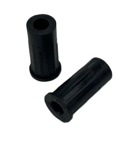 (image for) Socket (Round); Grip Ring: 0.865" O.D. x .7/16 I.D.; Delrin; 1" Round or Square Tubing; 16ga; fits 7/16" connectors up to 2" long (Open end) (Item #89555)