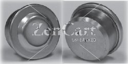 (image for) Ball Transfer; 1"; Nylon Ball; Round Drop-in Base (1-1/2" x 11/16"); Machined Steel Housing; 440#; 9/16" Load Height; Weep Hole(s) (Item #88169)