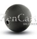 (image for) Spherical Ball Wheel; 2"; Polyolefin (70D); Plain bore; 1/4" Bore; 100# (Item #87991)