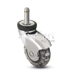 (image for) Caster; Swivel; 3" x 15/16"; Polyurethane; Grip Ring (7/16" x 7/8"); Chrome; Precision Ball Brng; 120# (Item #69969)
