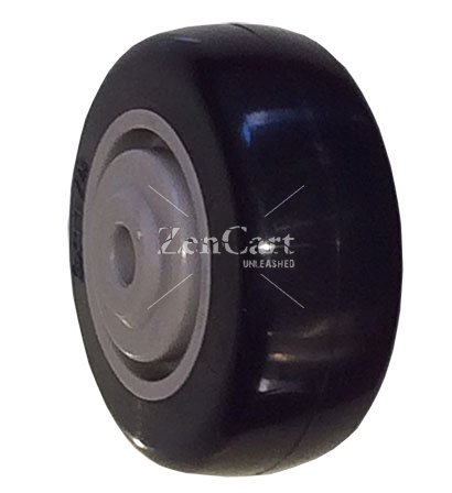(image for) Wheel; 3" x 1-1/4"; PolyU on PolyO (Blue); Precision Ball Brng; 3/8" Bore; 1-5/8" Hub Length; 250# (Item #89022)