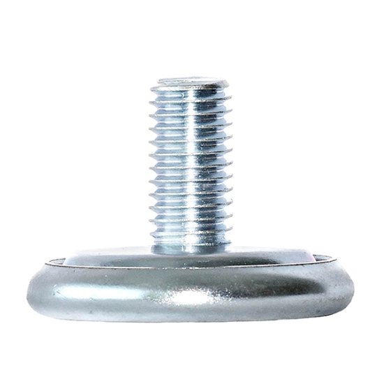 Glide; Base is 3/8\" x 2\"; Threaded Stem (1/2\"-13TPI x2\"); Zinc-coated steel; non-swiveling; 250# (Item #87415)