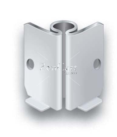 (image for) Socket; 90 degree; inside corner bracket; fits 7/16" Grip Ring connectors up to 1-7/16" inches long; 11/32" holes; Extends 1-5/16" from corner; 1-9/16" tall (Item #89202)