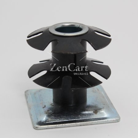 (image for) Socket; Grip Ring: 7/8" O.D. x 7/16" I.D. (for 1" O.D. 16-18 gauge sq. tubing); Metal; Spring Retention; Square. Fits 7/16" GR stems up to 1" long (Item #87420)