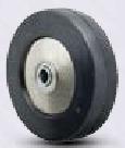 (image for) Wheel; 5x1-1/4; Conductive Rubber; Precision Ball Brng; 260#; 3/8 Bore; 1-1/4 Hub Length (Item #89320)