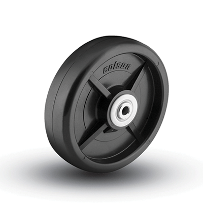 (image for) Wheel; 6\" x 2\"; Polyolefin; Roller Brng; 3/4\" Bore; 2-7/16\" Hub Length; 600# (Item #87937)