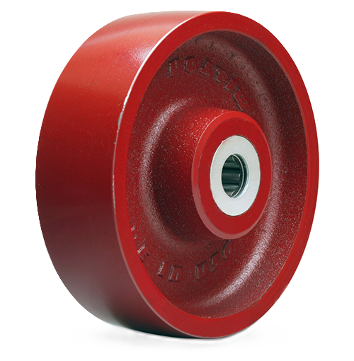 (image for) Wheel; 8\" x 3\"; Steel (Crowned Ductile); Plain bore; 1-15/16\" Bore; 3-1/4\" Hub Length; 6000#; Made in USA (Item #87158)