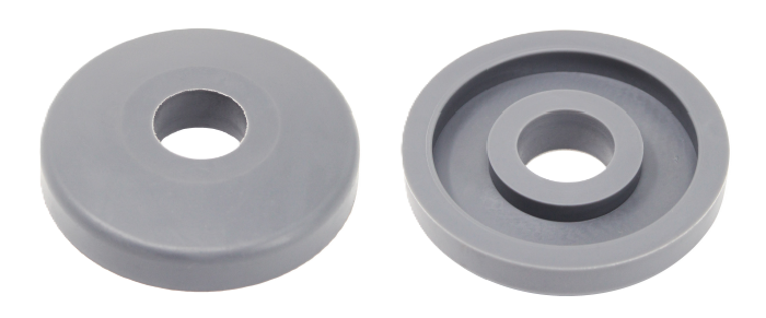 (image for) Tubing Bumper; 3-1/2\" Diameter; 3/4\" Height; Rubber; Fits onto 1\" O.D. Tubing (Item #87366)