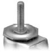 (image for) Socket; 1/2" OD (fits 5/8" OD 16 ga Tubing); Steel Spring Retention Threaded Stem Receiver; accepts 1/4"-20TPI Stem; Round (Being discontinued) (Item #88241)