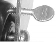 (image for) Caster; Swivel; 1-7/16" x 1-11/16"; Polyolefin; Plate (2-5/8"x3-3/4"; holes: 1-3/4"x2-3/4" slots to 3"; 5/16" bolt); Zinc; Plain bore; 300#; Thumb Screw Brake (Item #62847)