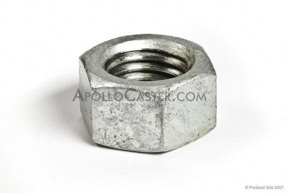 (image for) Lock Nut; 3/8" for 3/8" bolt (Coarse thread will be shipped unless fine thread is specified in the order notes). (Item #88882)
