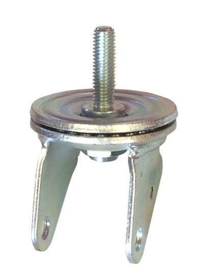 (image for) Yoke; Swivel; 3" x 1-3/4"; Threaded Stem (5/8"-11TPI x 1-3/4"); Zinc; 1/2" Bore; 1-7/8" Hub Length; 1000# (Item #88858)