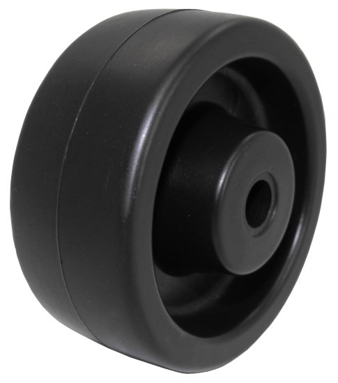 (image for) Wheel; 5" x 2"; Polyolefin; Roller Brng; 1/2" Bore; 2-7/16" Hub Length; 600# (Item #87668)