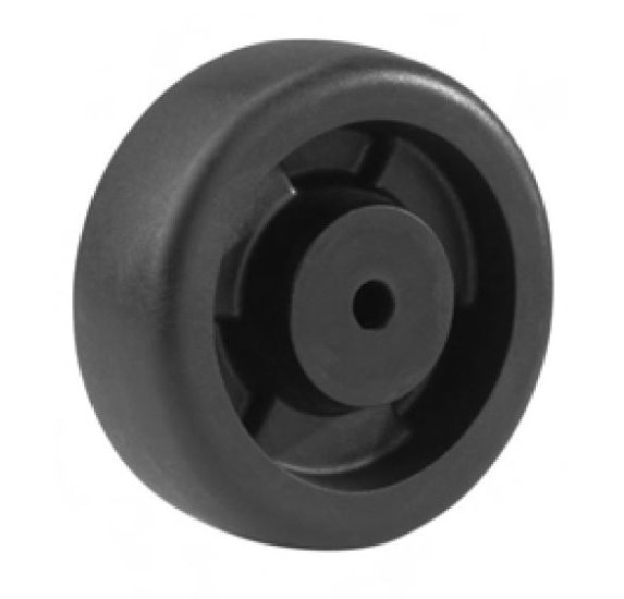 (image for) Wheel; 8" x 2"; Glass/ Nylon Hi-Temp (Bk); Roller Brng; 3/4" Bore; 2-3/16" Hub Length; 1400#; High Temp (480 deg) (Item #87556)