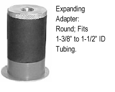 (image for) Caster; Swivel; 3" x 1-1/4"; (Blue); Expandable Adapter (1-3/8" - 1-1/2" ID tubing); Zinc; Ball Brng; Wgt Cap: 250# (Item #69962)