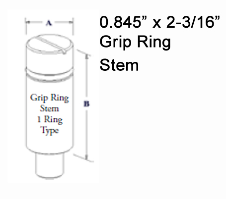 (image for) Caster; Swivel; 5" x 1-1/4"; Thermoplastized Rubber (Gray); Grip Ring (0.845" x 2-3/16"); Stainless; Stainless Prec BB; 300# (Item #64226)